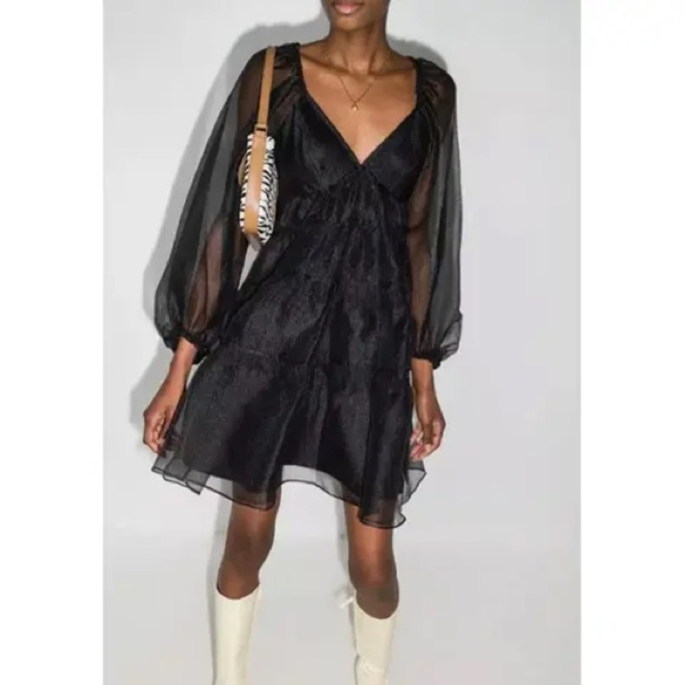 STAUD Organza Dress